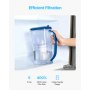 VEVOR Wasserfilter Kanne Wasserfilterkrug 9 Tassen Wasserfilterspender, kühlschrankfreundliches Wasserfiltersystem, kein BPA, hält 3 Monate / 150 L, reduziert Kalk Blei Chlor Gerüche