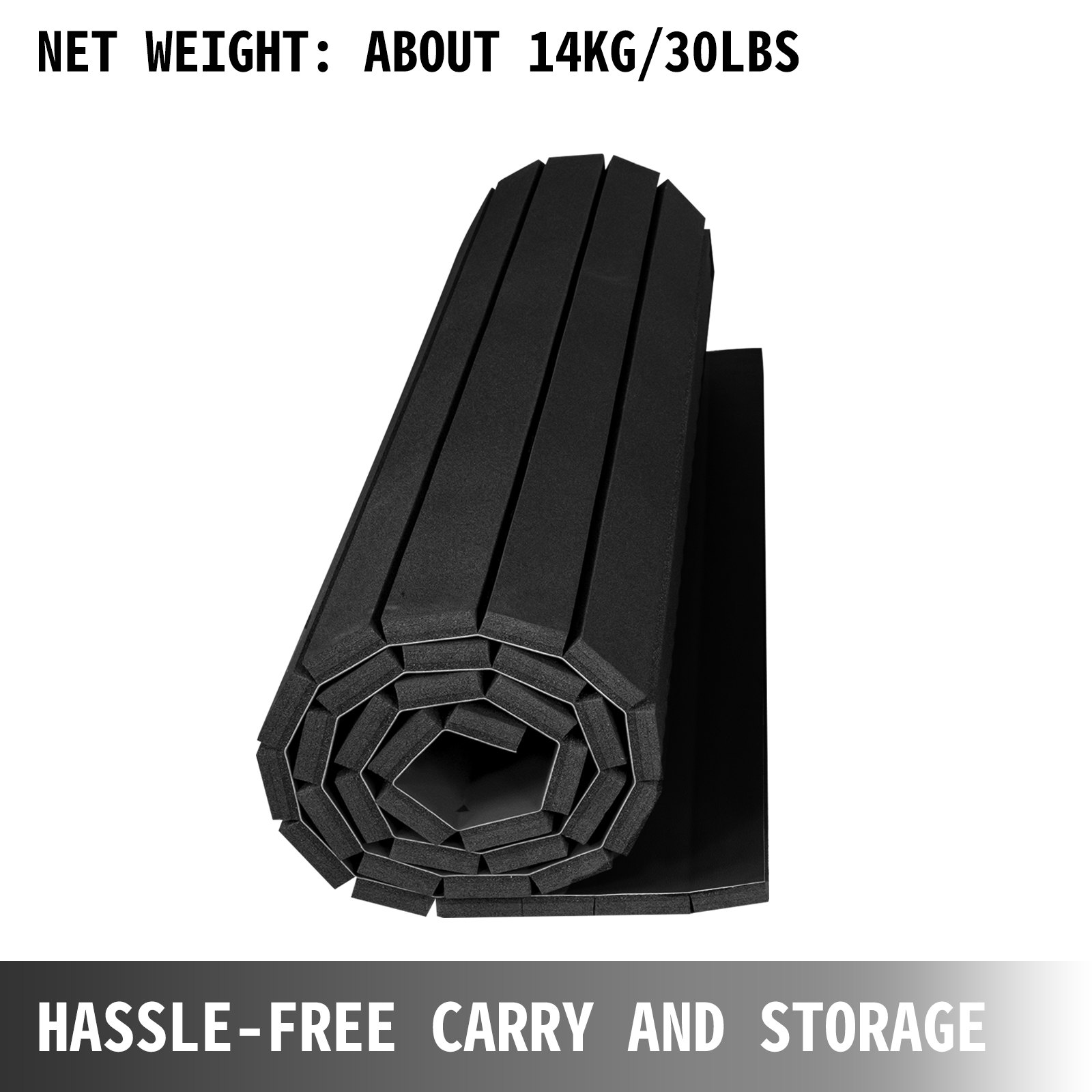 VEVOR Sportmatte Fitnessmatte rutschfest 150 x 300 cm, Matte Wrestling Figuren Dicke 3 cm, Kampfsport Wrestling Matte 7 kg, Extra Dicke Fitnessmatte für Judo Zuhause Sporting Fitnessstudio