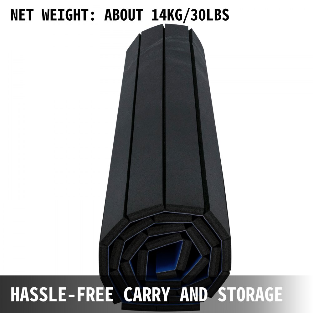 Vevor Sportmatte Fitnessmatte 1,5x3m Rutschfest Kampfsport Wrestling Matte Blau