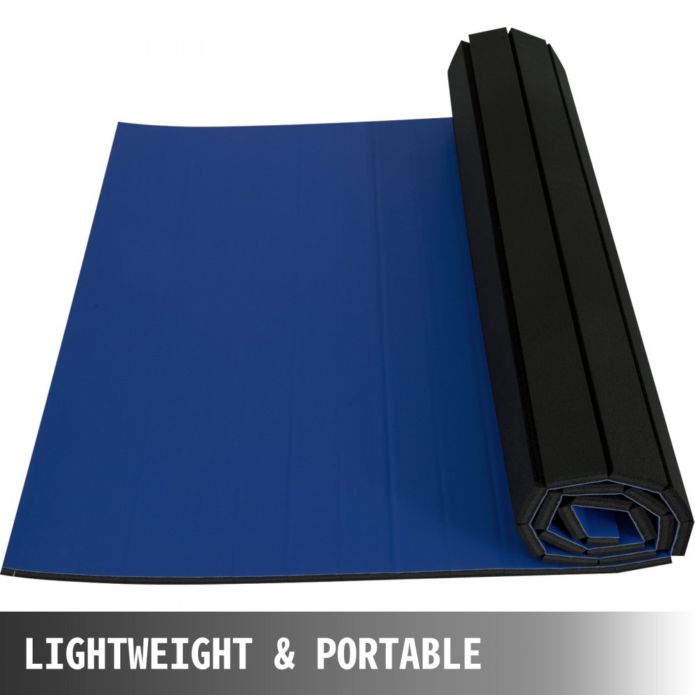 Vevor Sportmatte Fitnessmatte 1,5x3m Rutschfest Kampfsport Wrestling Matte Blau