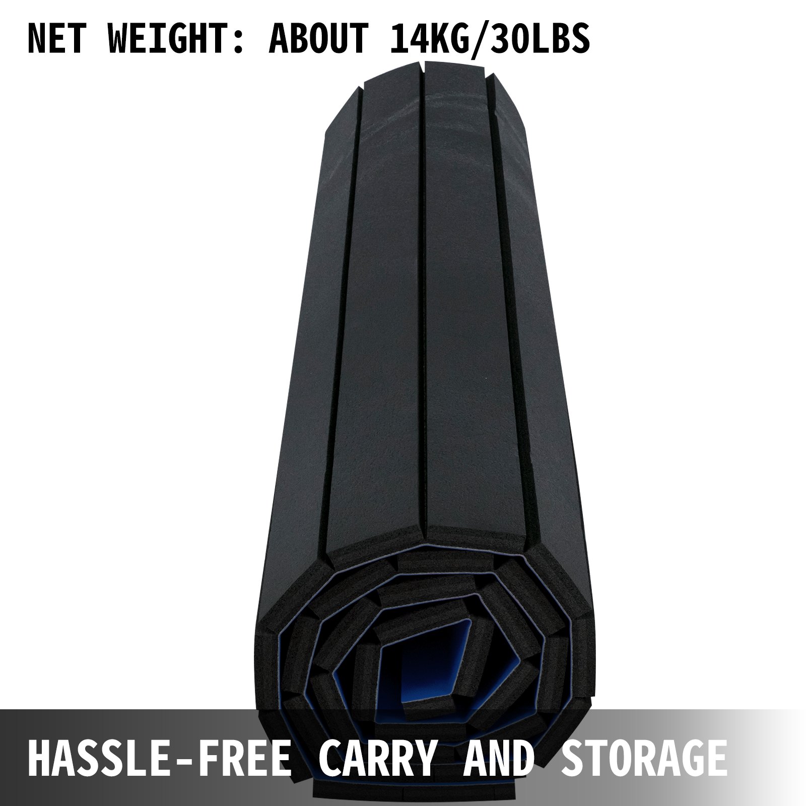 Vevor Sportmatte Fitnessmatte 1,5x3m Rutschfest Kampfsport Wrestling Matte Blau