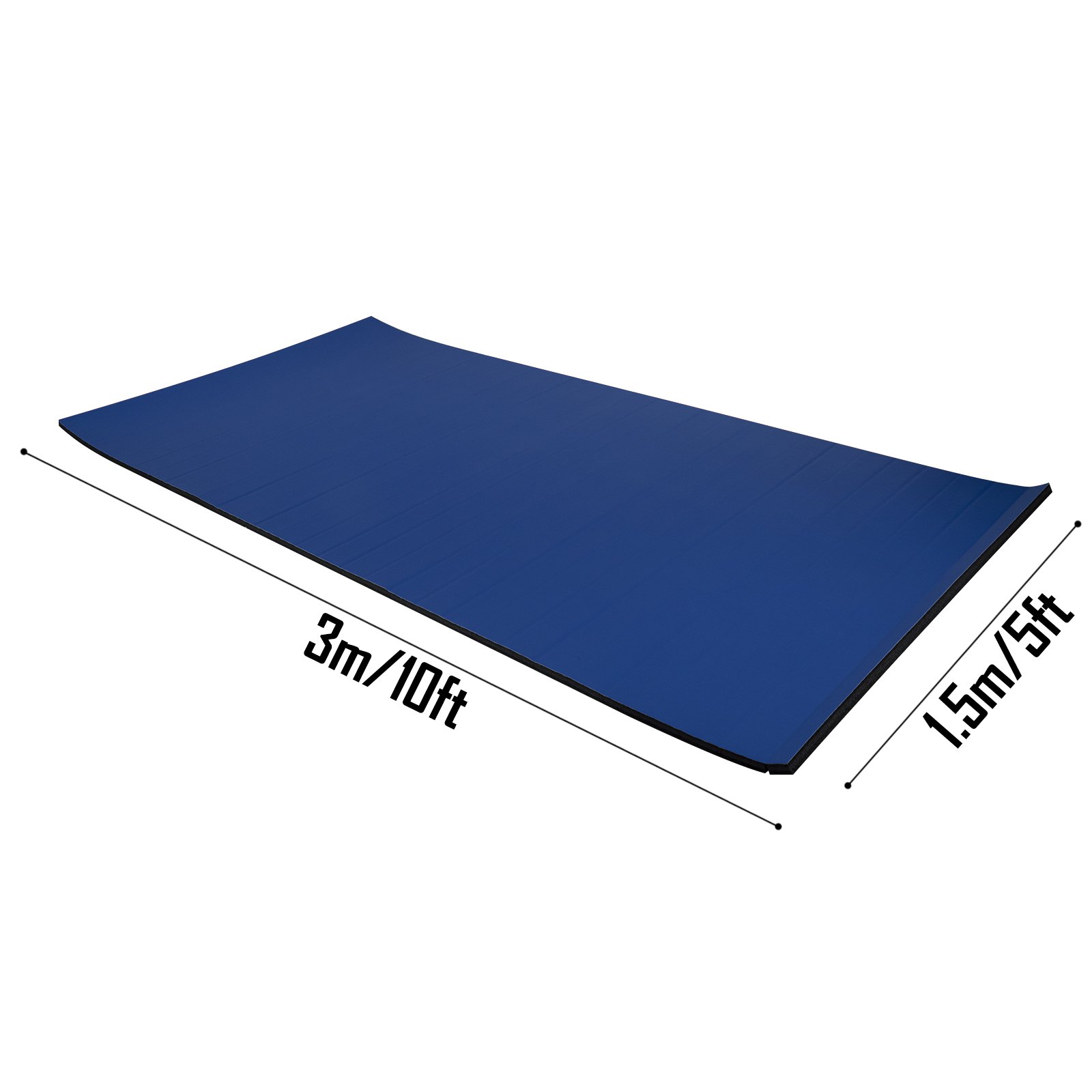 Vevor Sportmatte Fitnessmatte 1,5x3m Rutschfest Kampfsport Wrestling Matte Blau