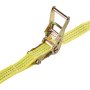 VEVOR Ratchet Straps, 38.1 mm x 3 m, Heavy Duty Tie Down Straps with Double J Hook, 3000 kg Break Strength, Carry Bag, Tie Down Ratcheting for Moving, Trailers, Motorcycles, Kayaks, Car Roof, 4 Pack
