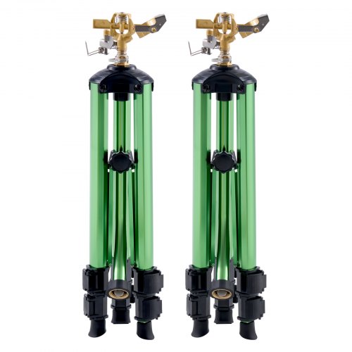 Impact-Sprinkler Auf Stativ Aus Messing – 360° Bewässerung, Radius Bis 13,7 M, Für Garten, Rasen, Hof