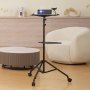 VEVOR Projector Stand with Wheels, Laptop Stand Tripod, Height Adjustable from 795 to 1710 mm, Projector Tripod Stand with 2 Shelves & Gooseneck Phone Holder, for Outdoor/Office/Studio, Home