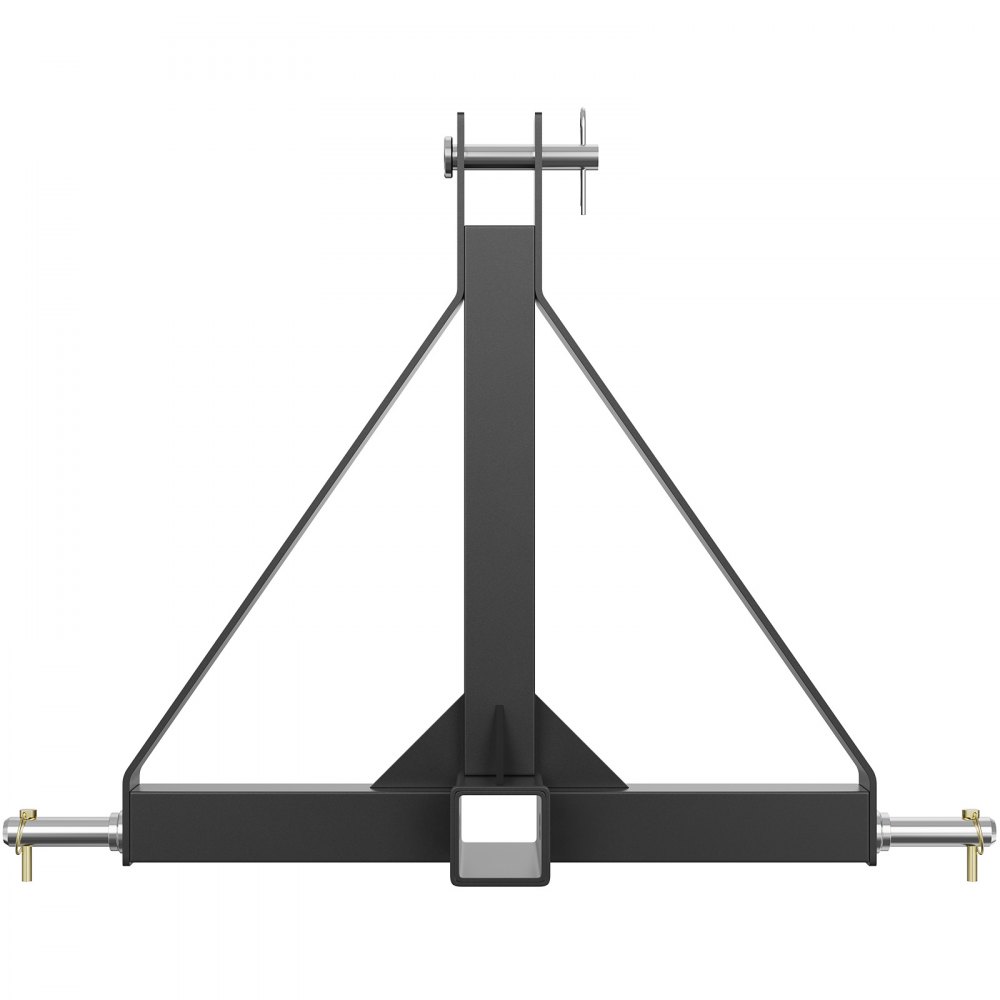 VEVOR Dreipunkt Anhängerkupplung 540 x 533,3 x 165 mm Dreipunktaufnahme mit 5 cm Anhänger Traktor Ackerschiene Kohlenstoffstahl Dreipunkt Empfänger für Traktoren der Kategorie 1