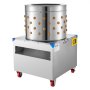 VEVOR Geflügelrupfmaschine, 50 cm Trommeldurchmesser, 2 PS, 275 U/min, Rupfmaschine mit 106 Fingern & Transporträdern, Federentferner aus Edelstahl zur Verarbeitung von 2 bis 4 Hühnern