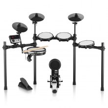 VEVOR E-Drum-Set Elektronisches Schlagzeug 480 Sounds für Anfänger & Erwachsene