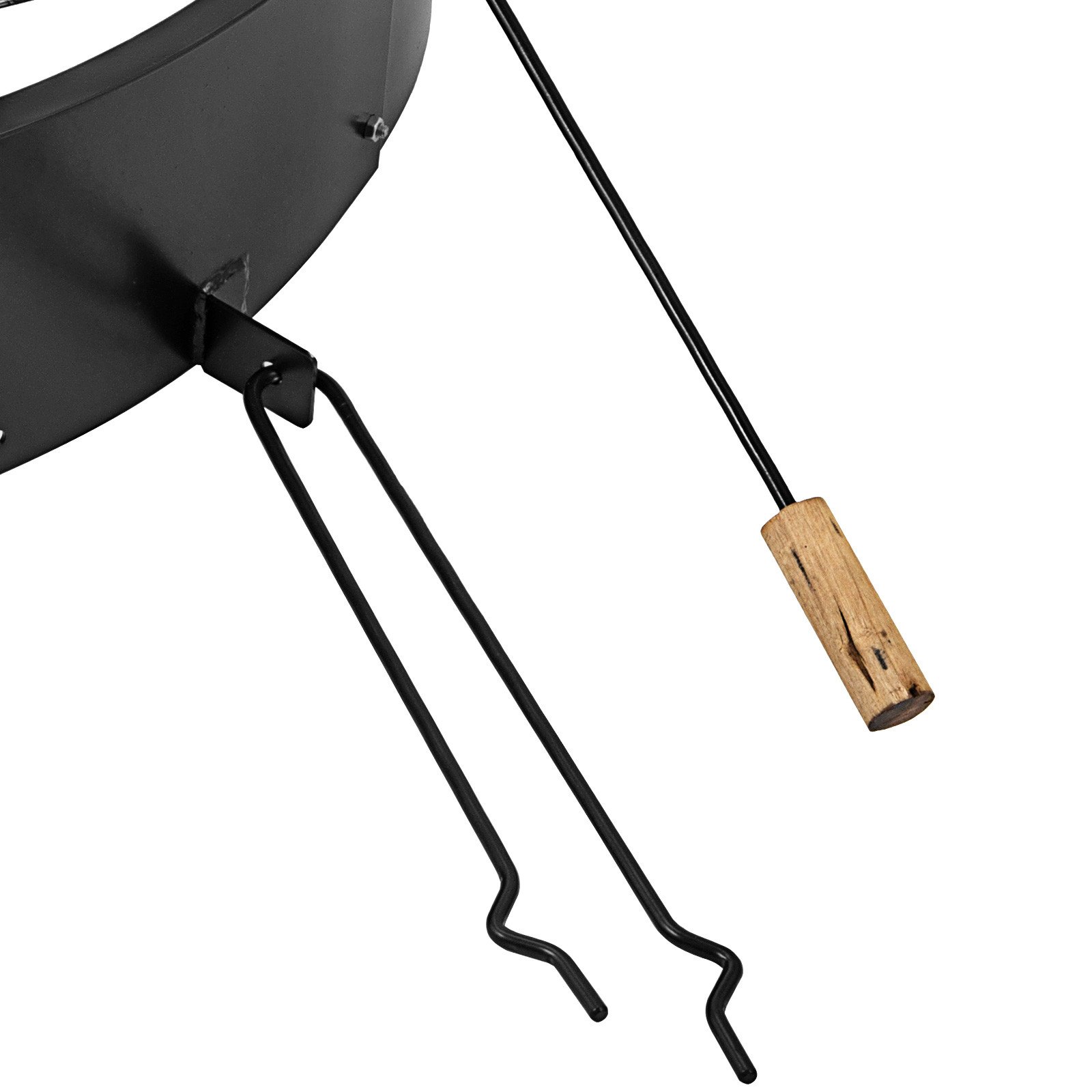 VEVOR Feuerschale Ø90cm Feuerkorb BBQ Grill Feuerstelle Gartenfeuer Garten