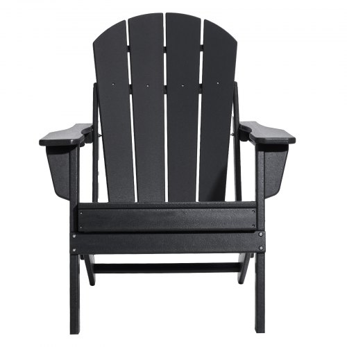 MXIMU Klappbarer Adirondack-Stuhl Aus Kunststoff – Wetterfest, Bis 158 Kg Belastbar – Für Garten, Terrasse & Balkon
