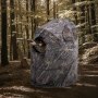 VEVOR Jagdzelt Jagdversteck für 1 Person, Bodenblenden mit Tragetasche, robustes Tarnzelt mit geräuschloser Reißverschlusstür & Fenster, Jagdunterstand für Schafe, Hirsche und Kaninchen