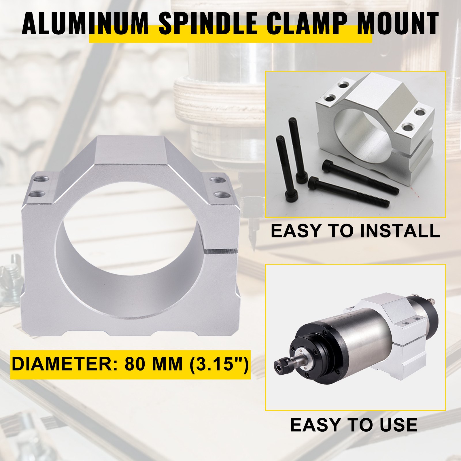 Vevor Er20 Spindelmotor Frässpindel 2.2 Kw Wassergekühlte Cnc Spindle Motor