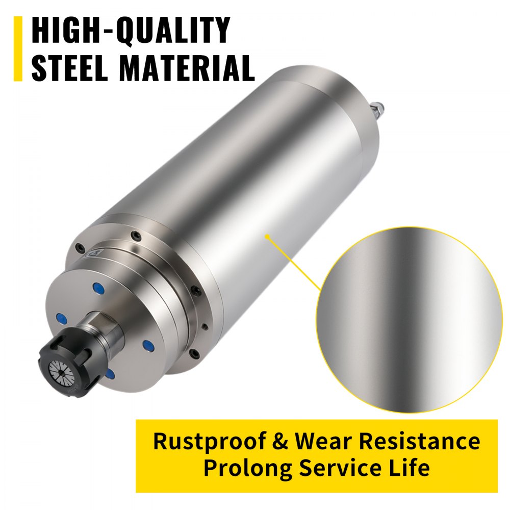 Vevor 5,5 Kw Spindle Fräse Spindel Wassergekühlte Fräsmotor Er25 24000 U / Min