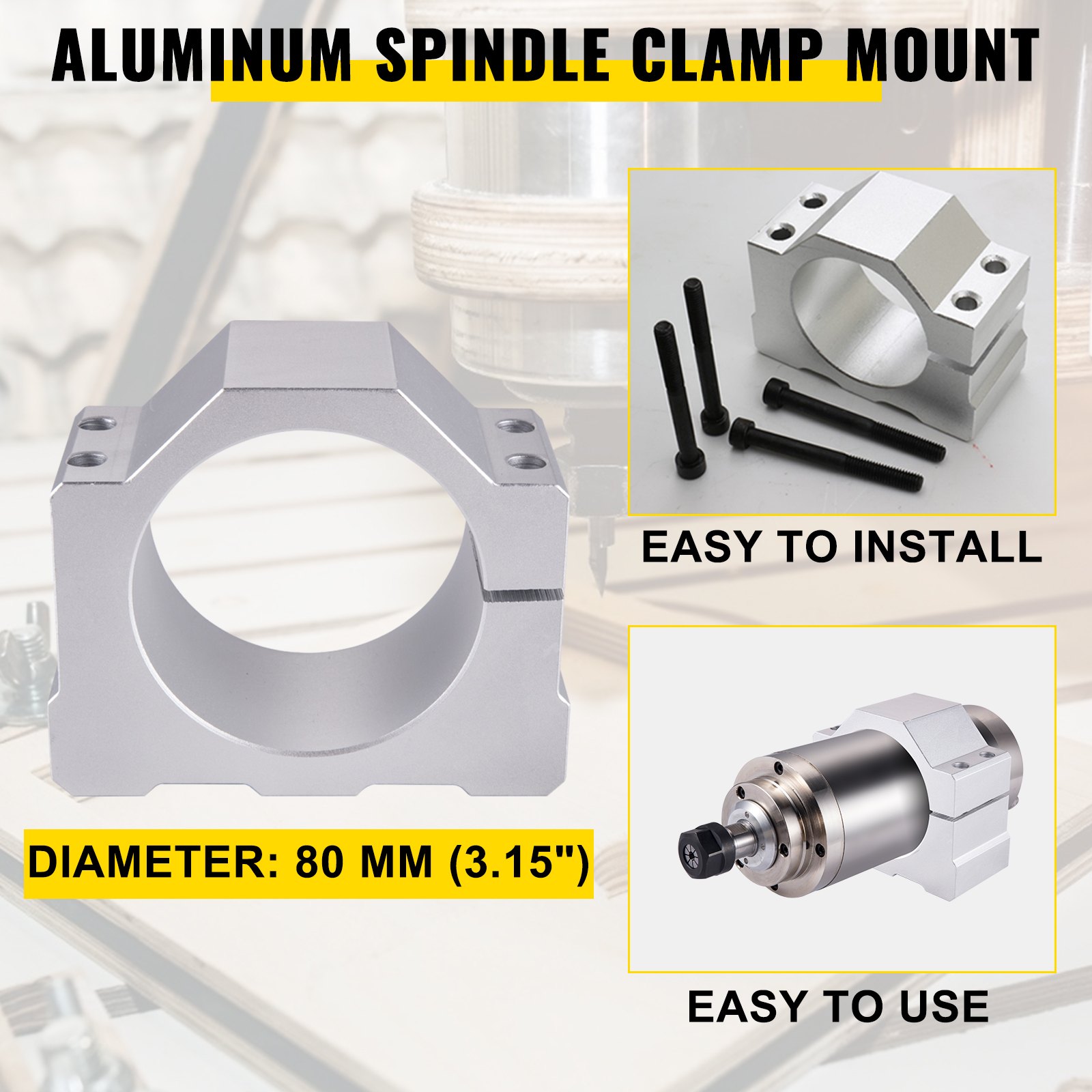 Vevor Er20 Frässpindel 3kw Spindelmotor Wassergekühlte Cnc Spindle Motor
