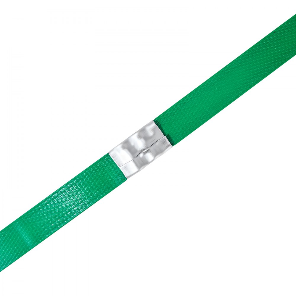 VEVOR Banding Strapping Kit, Heavy Duty Banding Sealer Tool with 305 m Length PET Band, 300 Metal Seals, Plastic Manual Pallet Packaging Strapping Kit for Warehouse/Shipping/Moving/Home, Orange