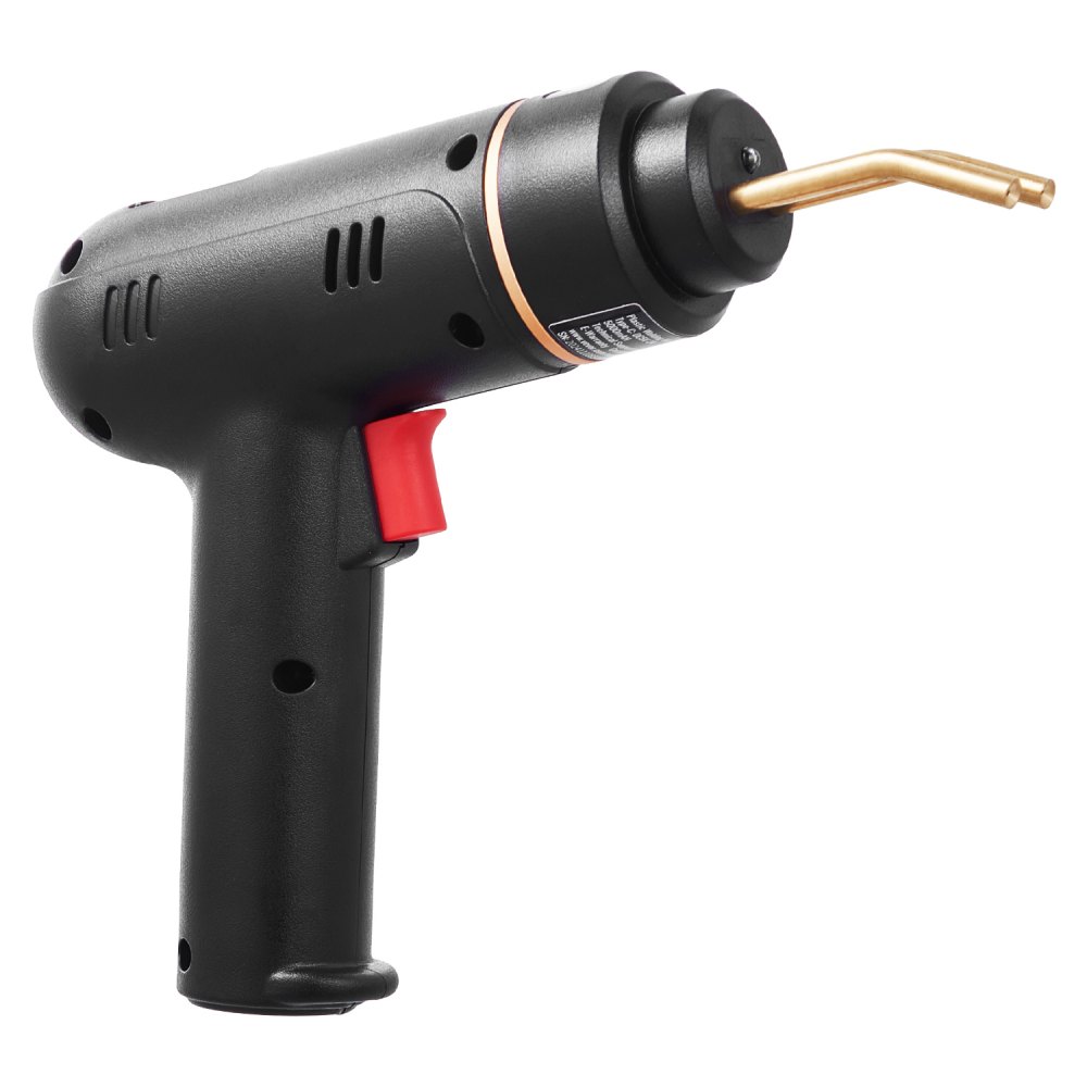 VEVOR Kunststoff Schweißgerät, 120 W Schweißpistole mit 400 Stk. 4 Arten Heißklammern, Kunststoff Reparatur Set für Kunststoff-Autostoßstangen für Kajaks, Spielzeuge, Reparatur von Kunststoffrissen