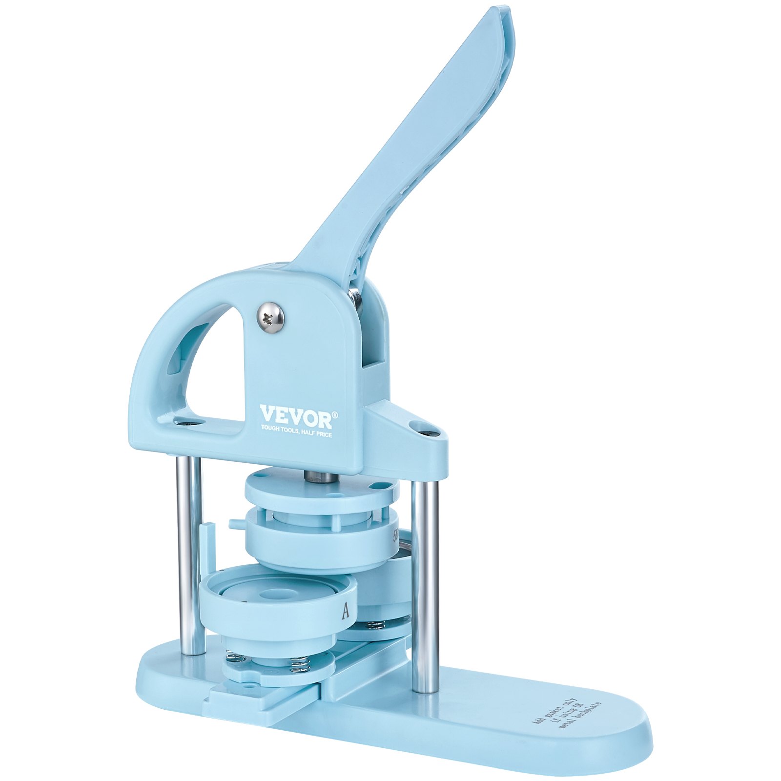 VEVOR Buttonmaker Knopfmachermaschine, 25/32/58 mm 3-in-1-Pinmaker, 300-teilige Buttonteile, Buttonmaker-Maschine mit Panda-Zauberbuch, Stanzset mit Bogengriff, für DIY-Geschenke für Kinder