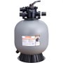 VEVOR Sand Filter System 55GPM Flow Rate Filter System 558.8mm Sand Filter 1-1/2 Inch Inlet/Outlet Diameter Filter Tank HDPE Filter Pump 7-Way Multi-Port Valve Sand Filter Pump 506x506x855mm