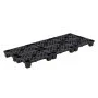 VEVOR 6x Kunststoffpaletten 500x305x100 mm, Nestbare Leichtpaletten mit 1000 kg/㎡ Statischer Traglast, Industriepaletten mit Gitterstruktur Schnappverbindung, Bodenpaletten für Lager Garage Supermarkt