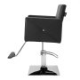 VEVOR Friseurstuhl 150 kg Gewichtskapazität Friseursessel aus Schwamm PU Holzplatte Eisen Bedienungsstuhl höhenverstellbar Barbersessel 360° drehbar Barberstuhl Friseureinrichtung  88 x 63 x 93 cm