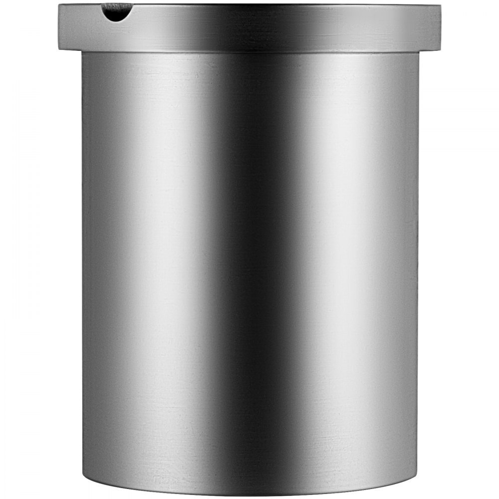 VEVOR 3 kg Tiegel tassenförmiges Siliziumkarbid Graphit Ofengussstiegel Schmelzwerkzeug 1300 °C Schmelztiegel Gold mit hochreinem Graphit behandelt