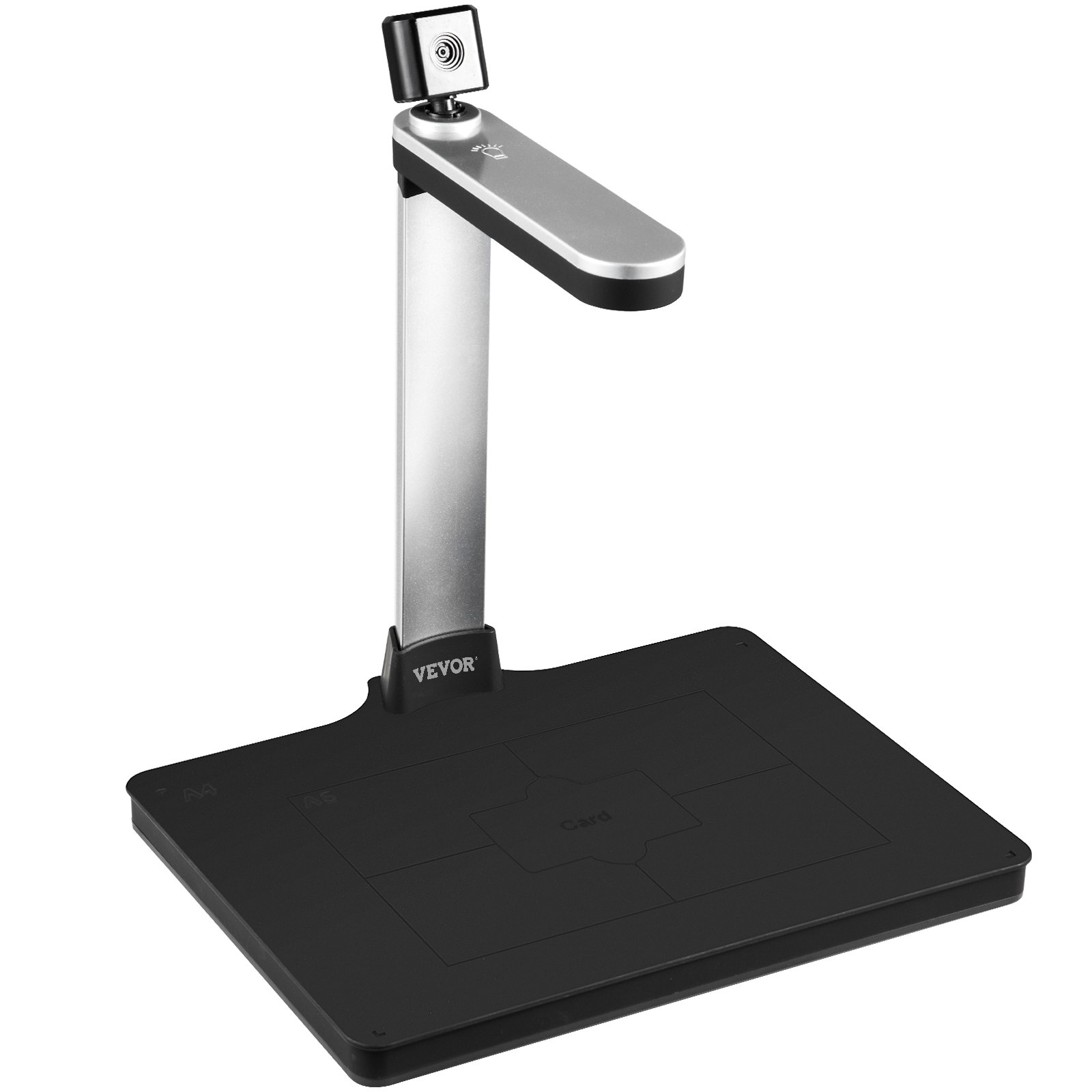 Vevor Dokumentenkamera Buchscanner A4 Doppelkamera Document Scanner Einstellbar