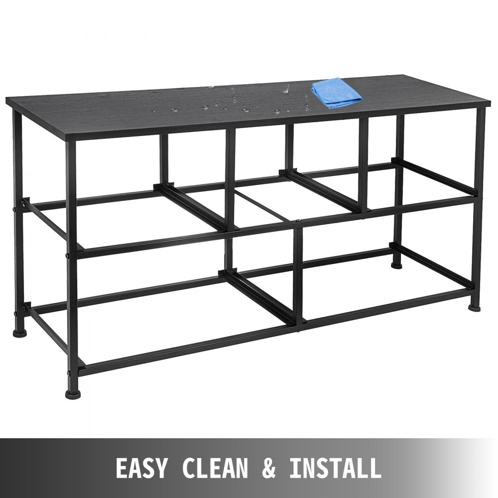 VEVOR Aufbewahrungsbox mit 5 tiefen Stoff-Schubladen aus Metall + MDF + Vlies, 97 x 30 x 53 cm, Aufbewahrungsschrank für Kleiderschränke für Wohnungen, Schlafsäle und Eingangsbereiche, Dunkelgrau