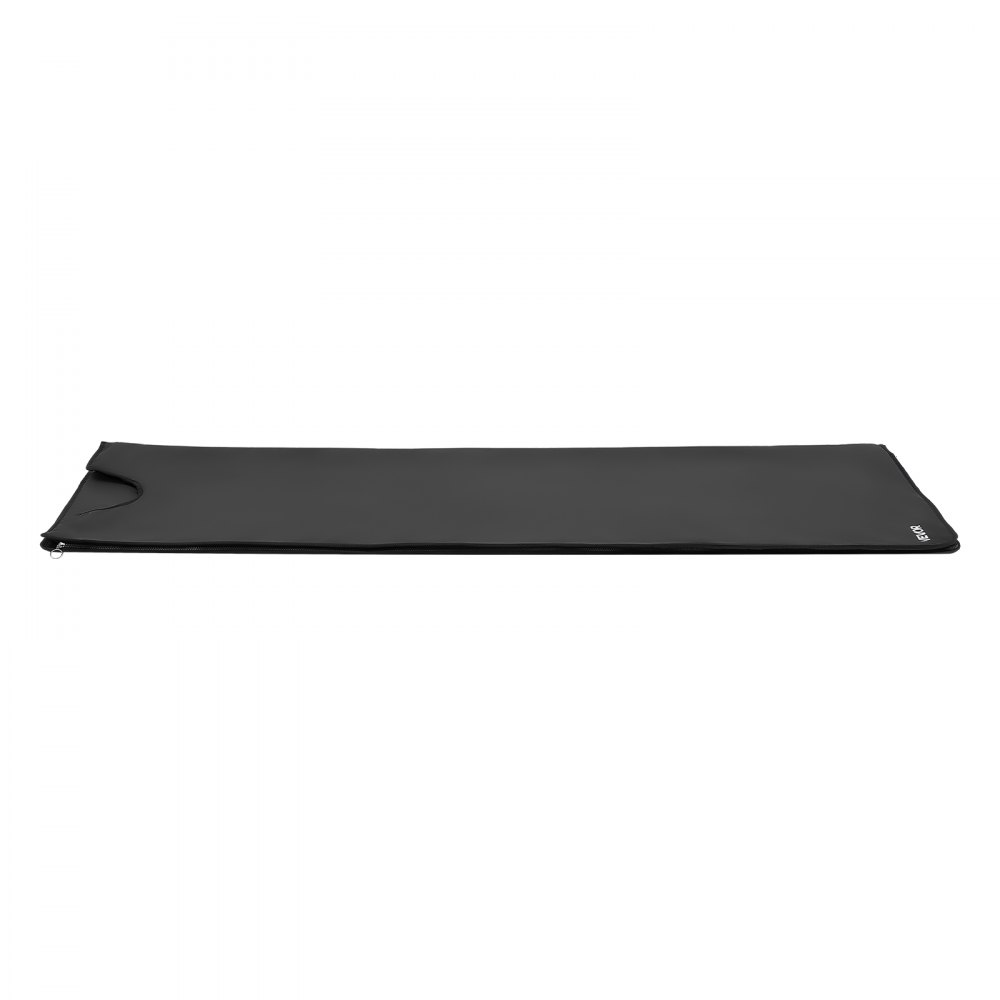 VEVOR Infrarot-Saunadecke 180x80cm Tragbare Infrarotdecke 500W Schwarz, Wärmedecke für Schwitzen Entspannung Detox, 30-75°C Temperaturregelung, 20-60min Timer, aus Oxford-Gewebe, mit Tragetasche