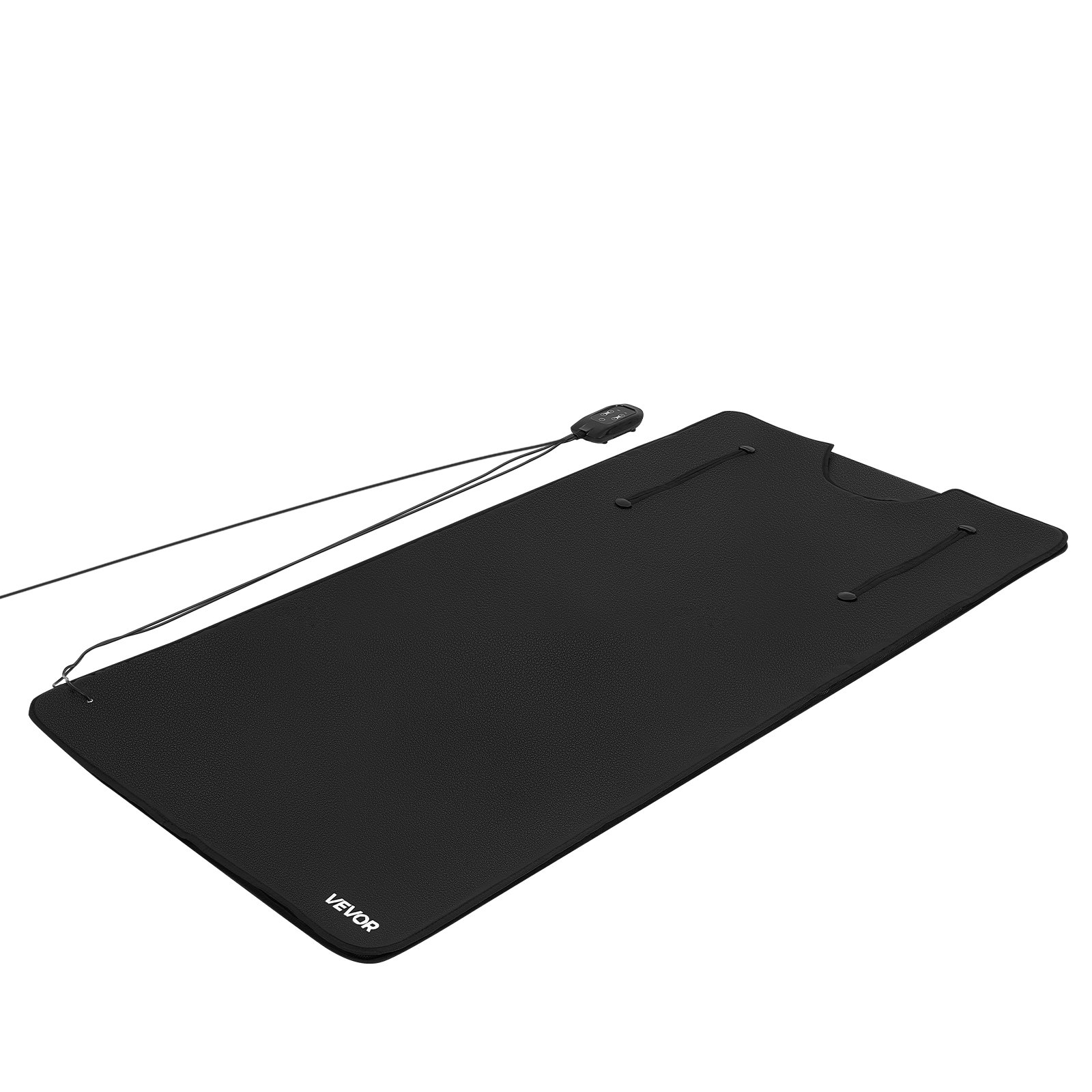 VEVOR Infrarot-Saunadecke mit Armlöchern Infrarotdecke 180x90cm Schwarz, Tragbare Wärmedecke für Schwitzen Entspannung Detox, Temperaturregelung, Timer, Handtuchfutter, PU-Leder, mit Tragetasche