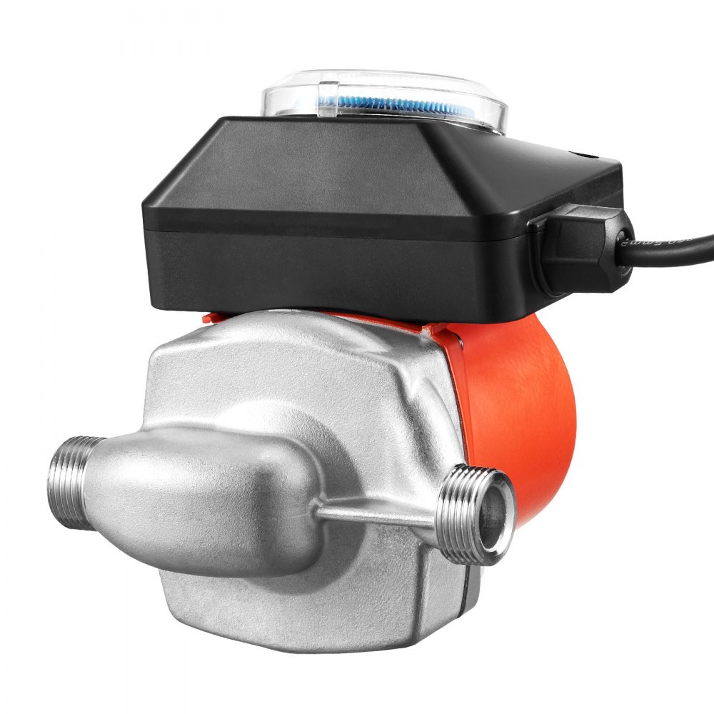 VEVOR Umwälzpumpe mit Timer, 38 LPM Umwälzpumpensystem mit sofortiger Zirkulation, 100 W AC 220–240 V, Heizungspumpe G3/4 Zoll auf G1/2 Zoll Anschluss, für Boiler, Warmwasserbereitung