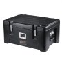 VEVOR Isolierter Thermobox Isolierbox Lebensmittelbehälterträger, 30 L für Catering, Tragbare LLDPE-Lebensmittelbehälterträger, Schwarz Frontlader-Speisewärmer für Restaurant, Kantine usw.