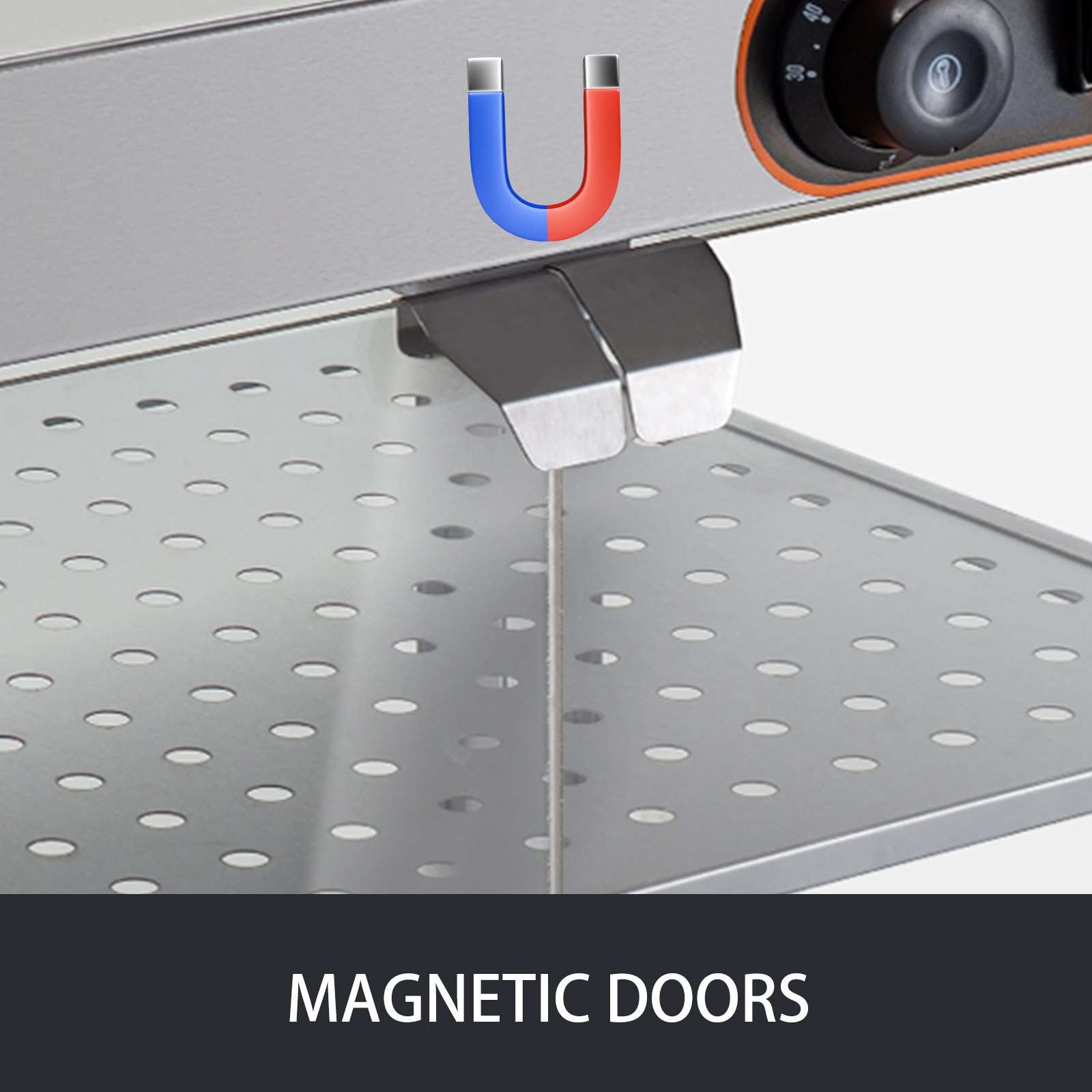 Gastro Speisenwärmer Heiße Theke Warmhaltevitrine Wärmetheke Heißtheke 800W