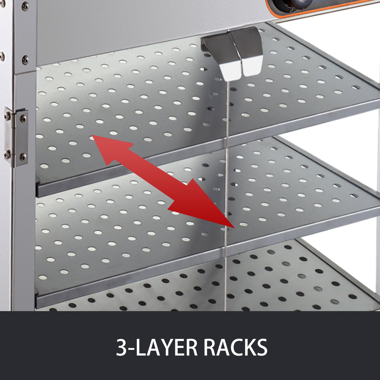 Speisenwärmer Heiße Theke Warmhaltevitrine Wärmetheke Heißtheke 30-85° 800w