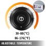 Heiße Theke Aufsatzvitrine Wärmebehälter Warmhaltetheke 4 Etagen 30 -85°c 800w