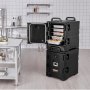 VEVOR Insulated Food Container Carrier, Hot Food Keeping Box for Catering, 75 L x 2, Food Containers with Double Buckles & Handles, Food Container Carrier, Food Transport Box for Restaurants