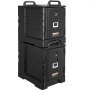 VEVOR Insulated Food Container Carrier, Hot Food Keeping Box for Catering, 75 L x 2, Food Containers with Double Buckles & Handles, Food Container Carrier, Food Transport Box for Restaurants