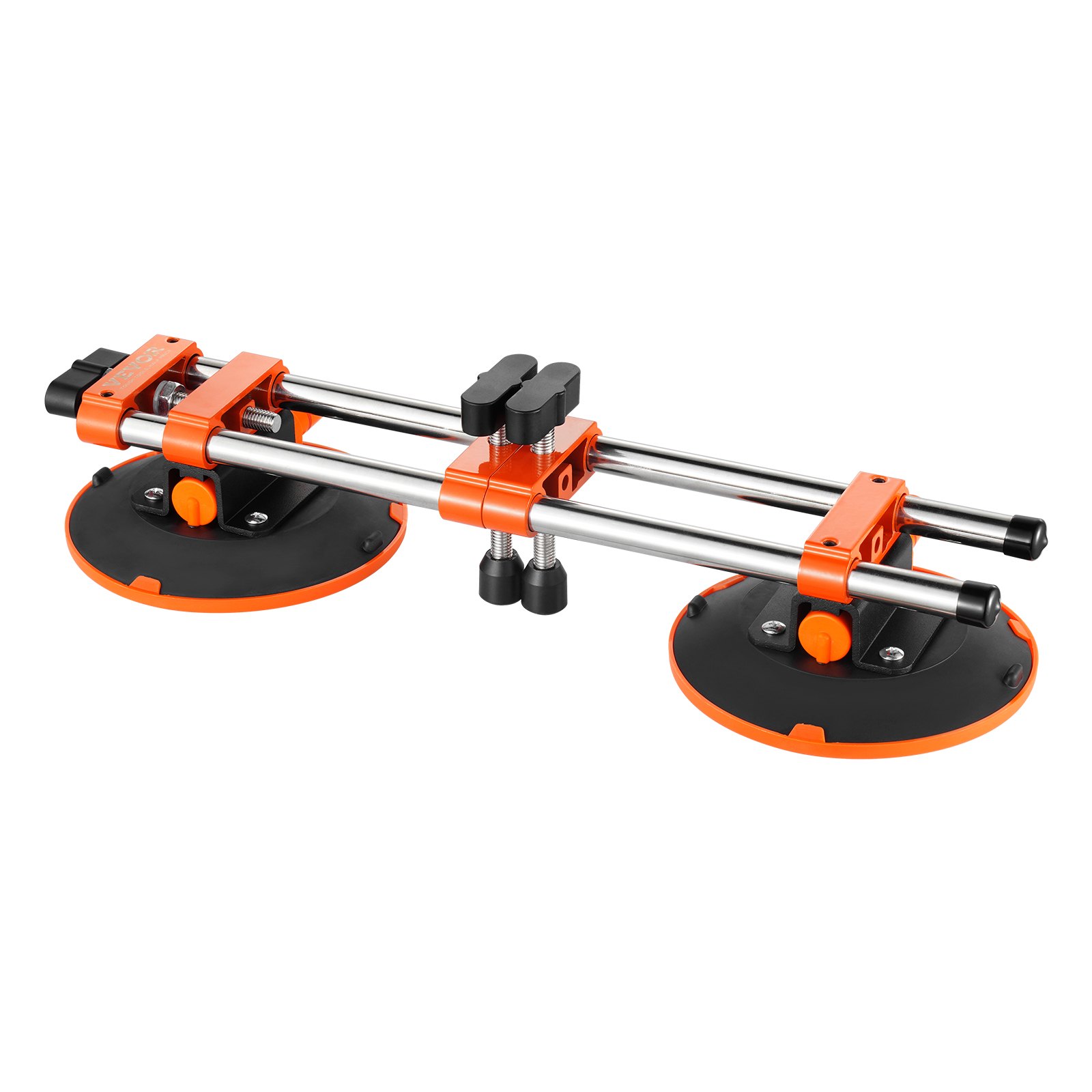 VEVOR Nahtloser Naht-Setter, 2er-Pack, Granit-Nahtverbinder mit 152 mm Vakuum-Saugnäpfen & Werkzeugtasche, zum Verbinden & Nivellieren von Nähten, Ideal für Fliesen, Stein, Marmorplatten