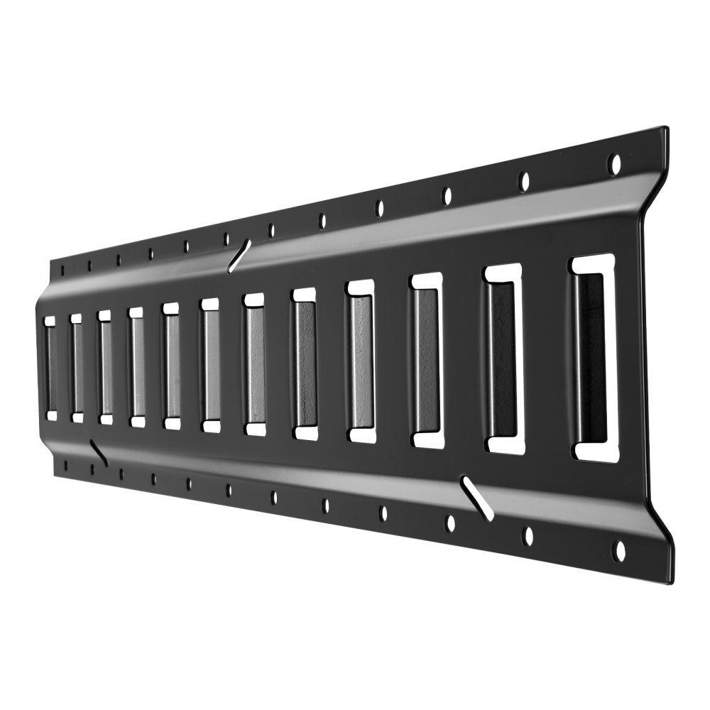 VEVOR E-Track-Zurrschienen-Set, 4er-Pack 0,6 m E-Track-Schienen, 20 Stück, inklusive 2 Ratschengurten & 4 O-Ringen & 4 Zurrgurten mit D-Ring & 2 Einzelschlitzen & 8 Endkappen, passend für Garagen, Lieferwagen, Anhänger