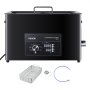 VEVOR Ultraschallreiniger professionelles Ultraschallreinigungsgerät mit Drehknopfsteuerung 30 L, Reinigungsgerät mit Korb & Reinigungskugel, Ultraschallgerät für Uhren Rasierer Schmuck Münzen