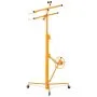 VEVOR Plattenheber bis max. 68 kg, 4877 mm Höhe, Gipskartonheber mit verstellbarem Teleskoparm, Rigipsplatten, Trockenbau-Heber, Panelheber, Hebezeug, Werkzeuge, für Decken- & Wandmontage (Gelb)