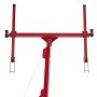 VEVOR Plattenheber bis max. 68 kg, 4877 mm Höhe, Gipskartonheber mit verstellbarem Teleskoparm, Rigipsplatten, Trockenbau-Heber, Panelheber, Hebezeug, Werkzeuge, für Decken- & Wandmontage (Rot)