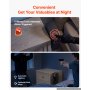 VEVOR Pistolentresor Pistolenkoffer Waffentresor Lockbox mit 4-Wege-Zugang, für 1 Pistole & 1 Magazin, Stahlkonstruktion, mit LCD-Display, Automatischer Beleuchtung, Optionalem Silent-Modus, Schwarz