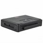 VEVOR Gun Safe for Handgun Portable Biometric Fingerprint Pistol Gun Safe, for Nightstand, Travel, Car, 3-Way Quick Access, Thick Steel Construction, with Carry Handle, Optional Silent Mode, Black
