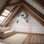 VEVOR Giebellüfter 38cm Dachbodenlüfter mit 2208,7m³/h Luftstrom Silber, Kühlung & Luftzirkulation für Dachboden Garage & Werkstatt, Kohlenstoffstahlgehäuse, mit Thermostat Netzkabel & Steuerkabel