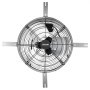 VEVOR Giebellüfter 38cm Dachbodenlüfter mit 2208,7m³/h Luftstrom Silber, Kühlung & Luftzirkulation für Dachboden Garage & Werkstatt, Kohlenstoffstahlgehäuse, mit Thermostat Netzkabel & Steuerkabel