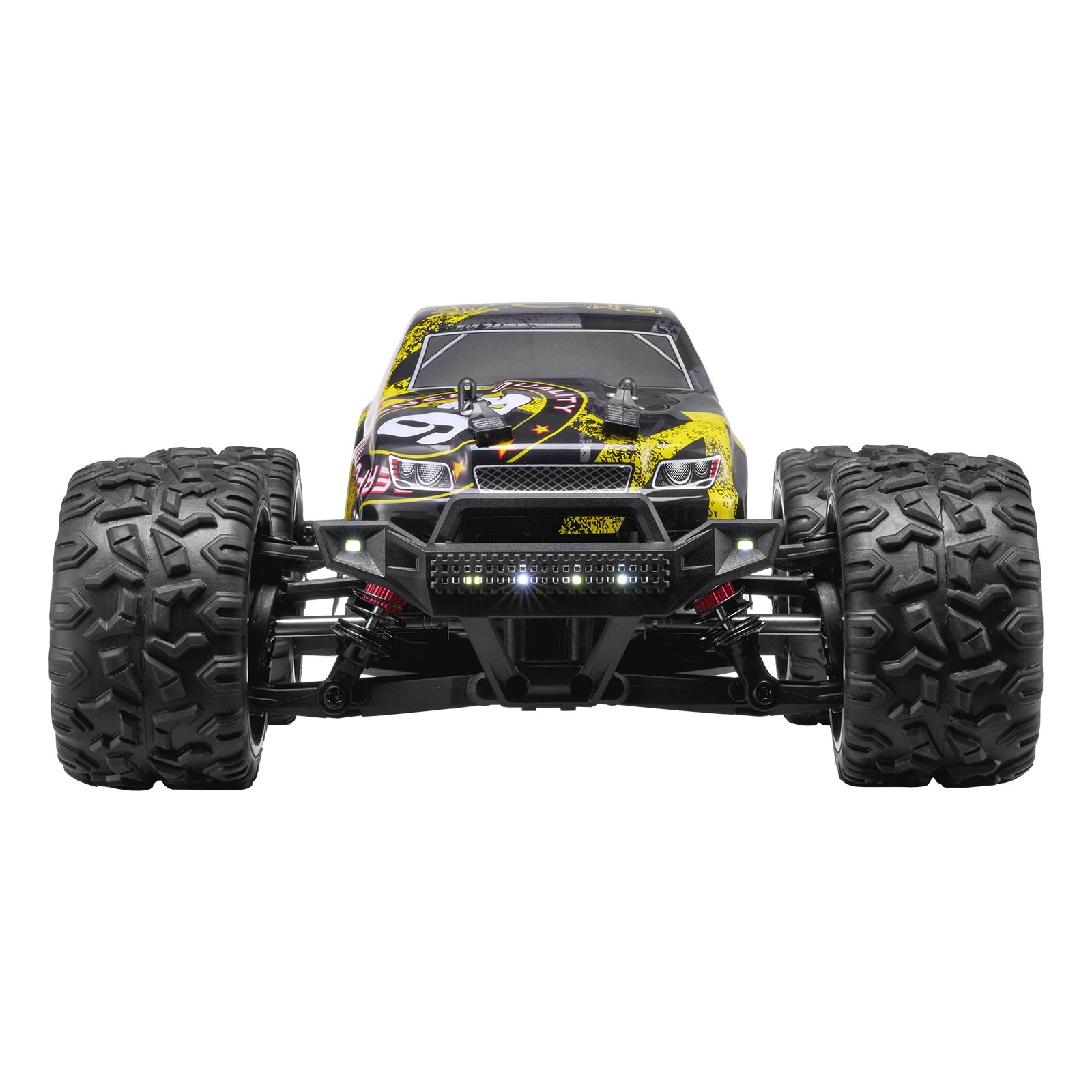 VEVOR Ferngesteuertes Auto, Maßstab 1:18, RC-Auto, All-Terrain-4WD-Offroad-Truck mit 45° Wheelie & einstellbarer Geschwindigkeit, 45 km/h-RC-Spielzeugauto, Ideal für Kinder ab 8 Jahren, IPX4