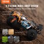 VEVOR Ferngesteuertes Auto RC Auto 1:10 All Terrain 4WD Offroad-Truck 38x27x14cm