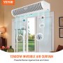 VEVOR Luftschleier für gewerbliche Innenräume, 1,1 m, Türluftschleier, 2 Geschwindigkeiten, 2292 m³/h, UL
