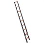 VEVOR Teleskopleiter 263cm Ausziehleiter 150kg Belastbare Aluminiumleiter, Tragbare Klappleiter für Dacharbeiten  Fensterreinigung & Wohnmobile, Ein-Knopf-Einzug, Sicherheitsriegel, Rutschfeste Stufen