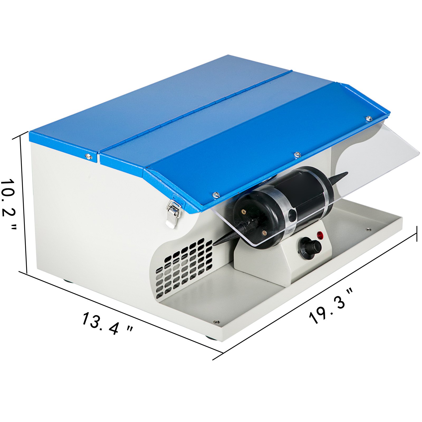 VEVOR Schmuckpoliermaschine 200W Jewelry Buffer Polishing Machine Schmuckpolierpuffer Poliermaschine Schmuckschleifer für die Herstellung und Wartung von Schmuck